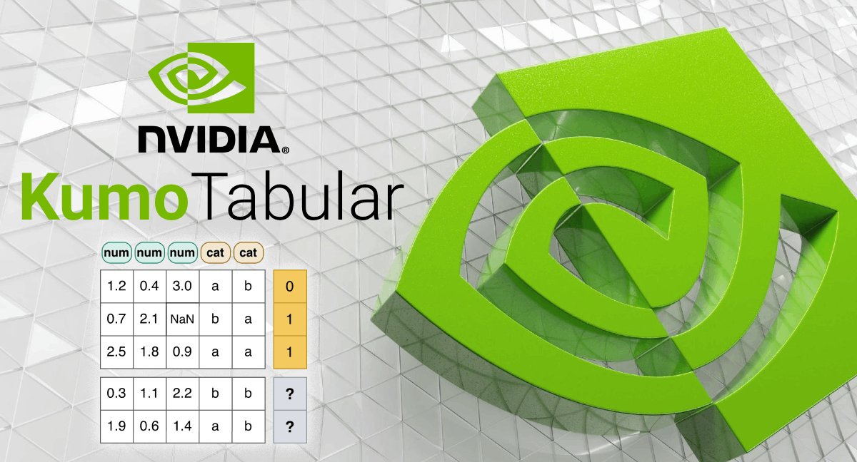 NVIDIA lança Kumo Tabular para prever dados tabulares sem treinamento
