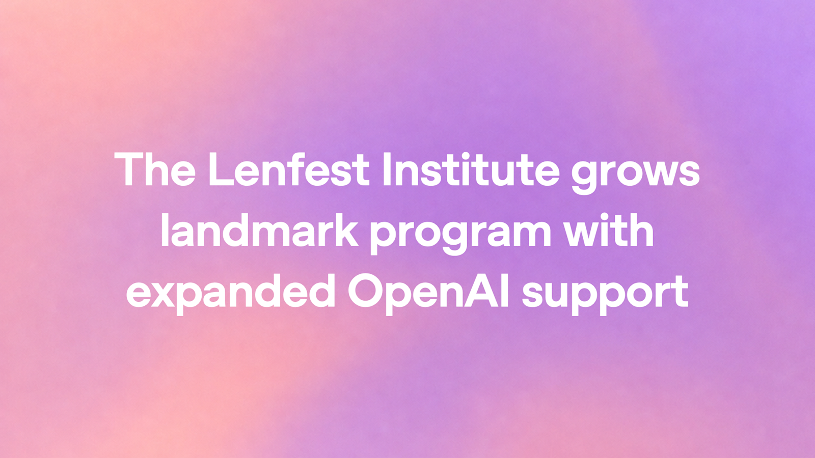 OpenAI amplia apoio a programa de IA no jornalismo local