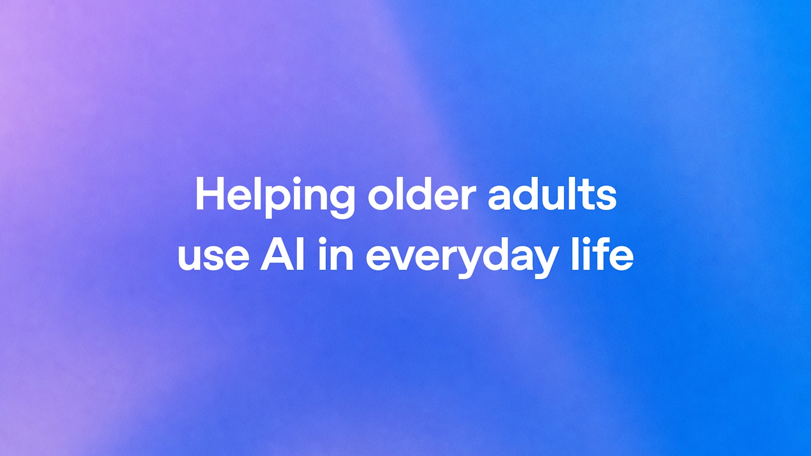 IA para idosos: OpenAI promove workshops para ensinar uso seguro no dia a dia